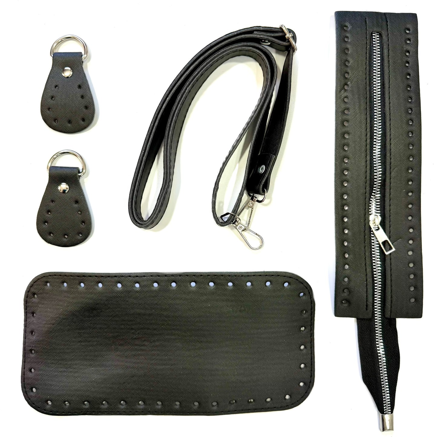 Leather accessories for crochet bag, P27