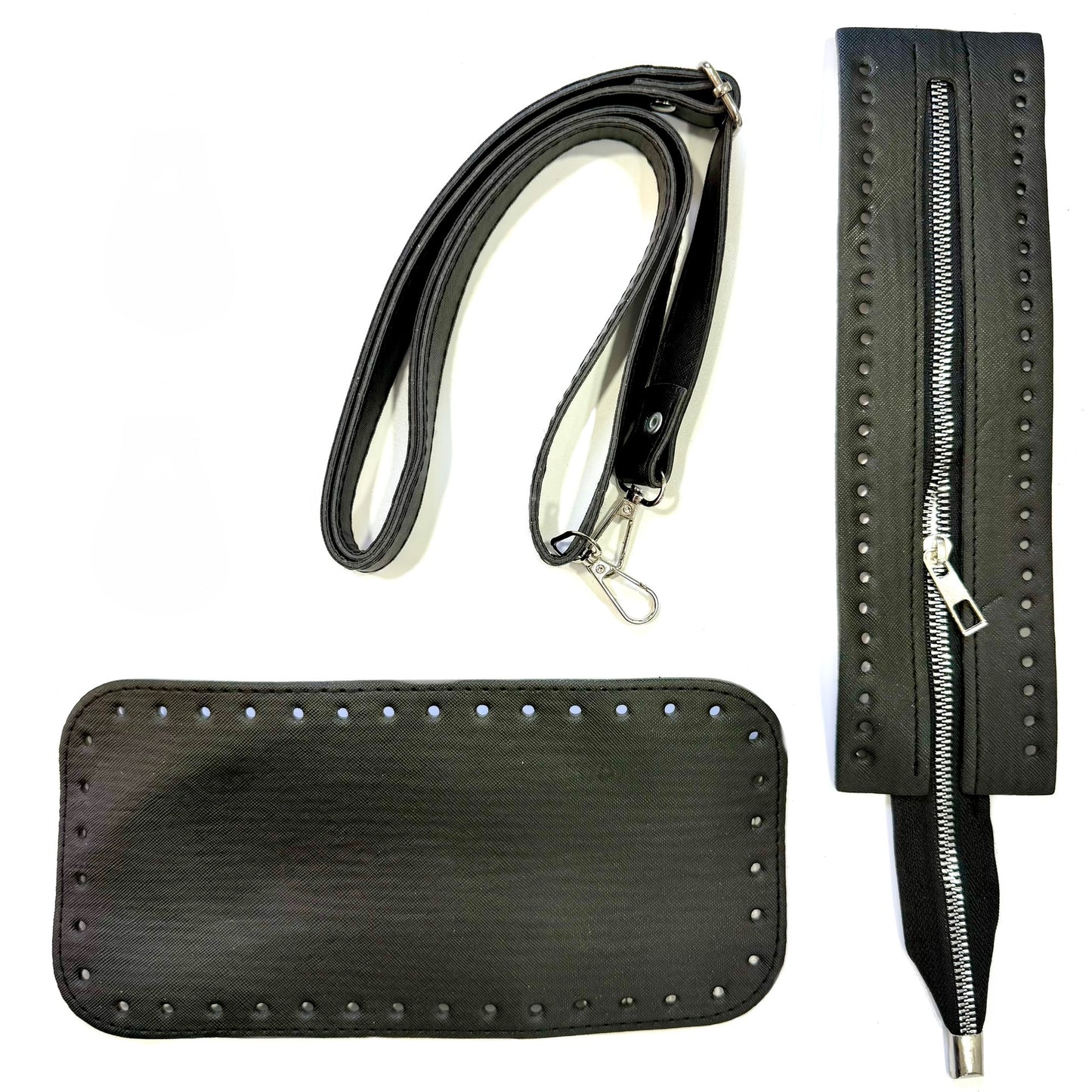 Leather accessories for crochet bag, P28