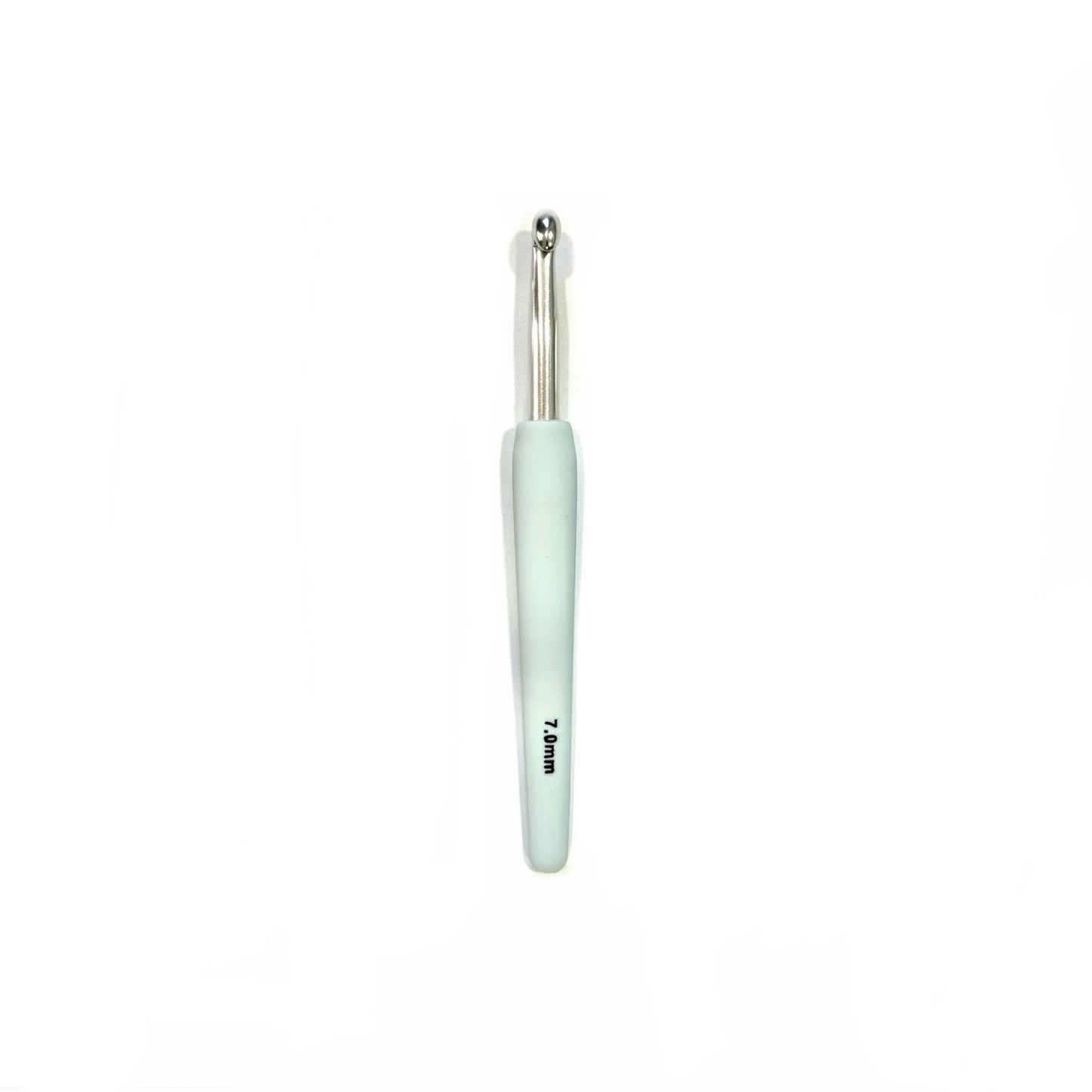 KnitPro Waves metal crochet hook with soft grip - 7mm