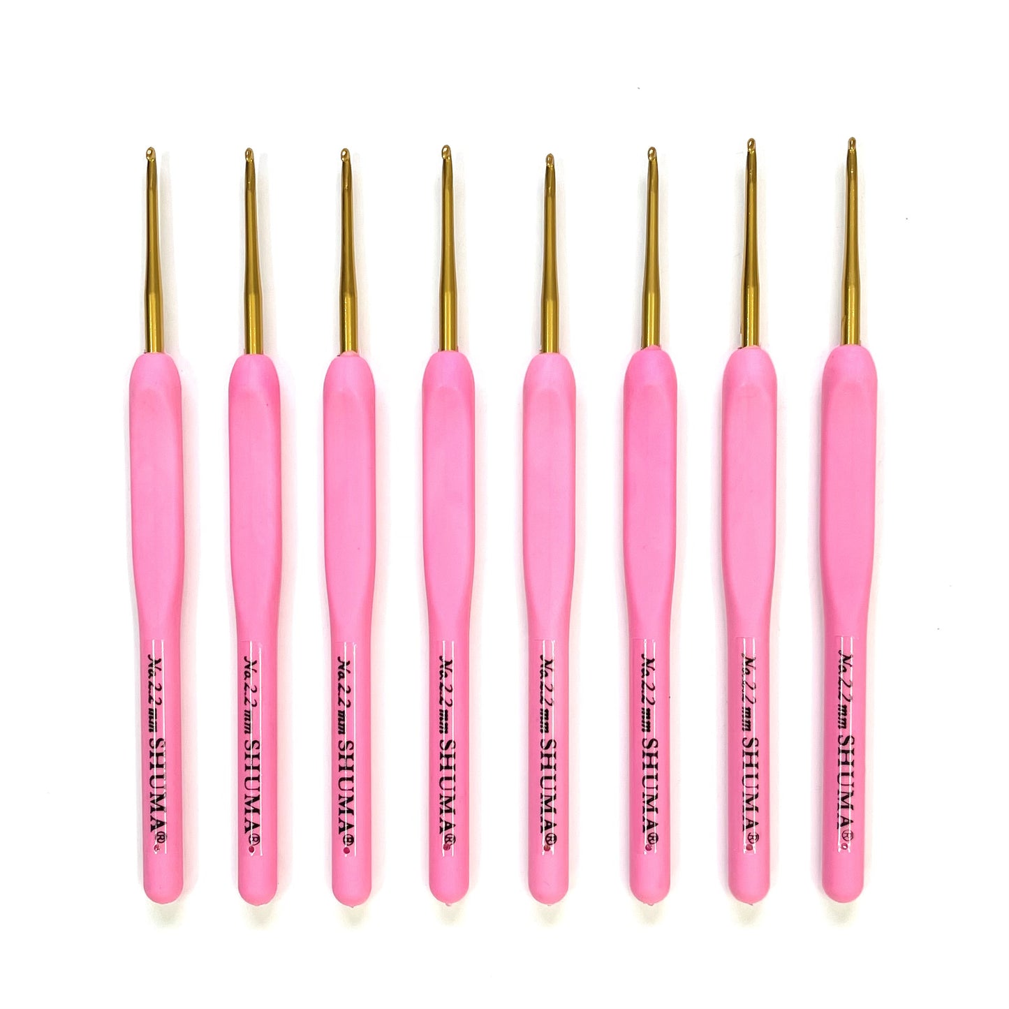 Shuma metal crochet hook with rubber grip
