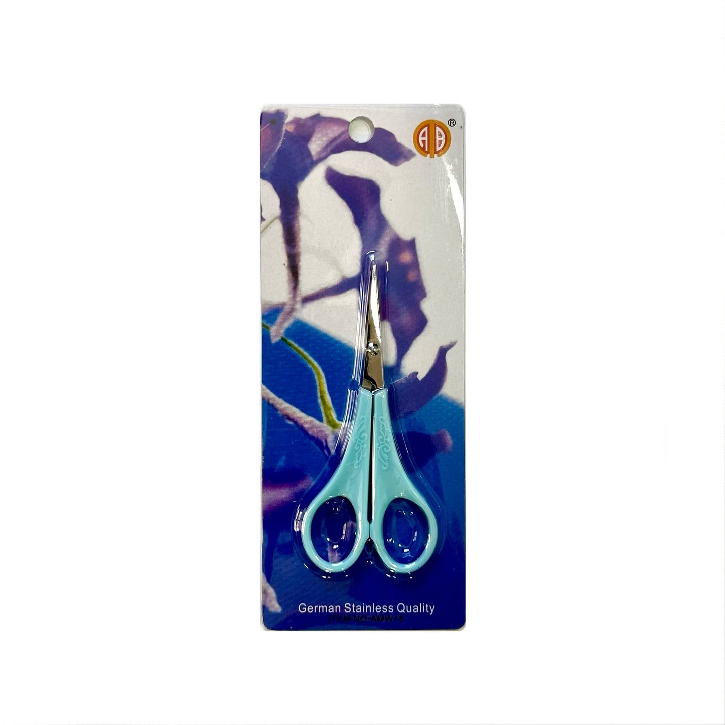 Stainless steel scissors - 4” - Light Blue