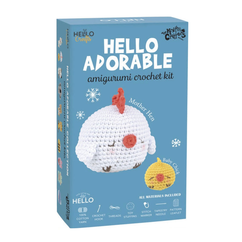 Hello Crafts - Amigurumi Crochet Kit - Mother Hen