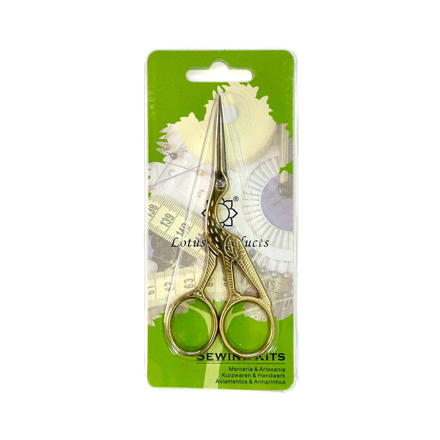 Lotus stork scissors - 4.5”