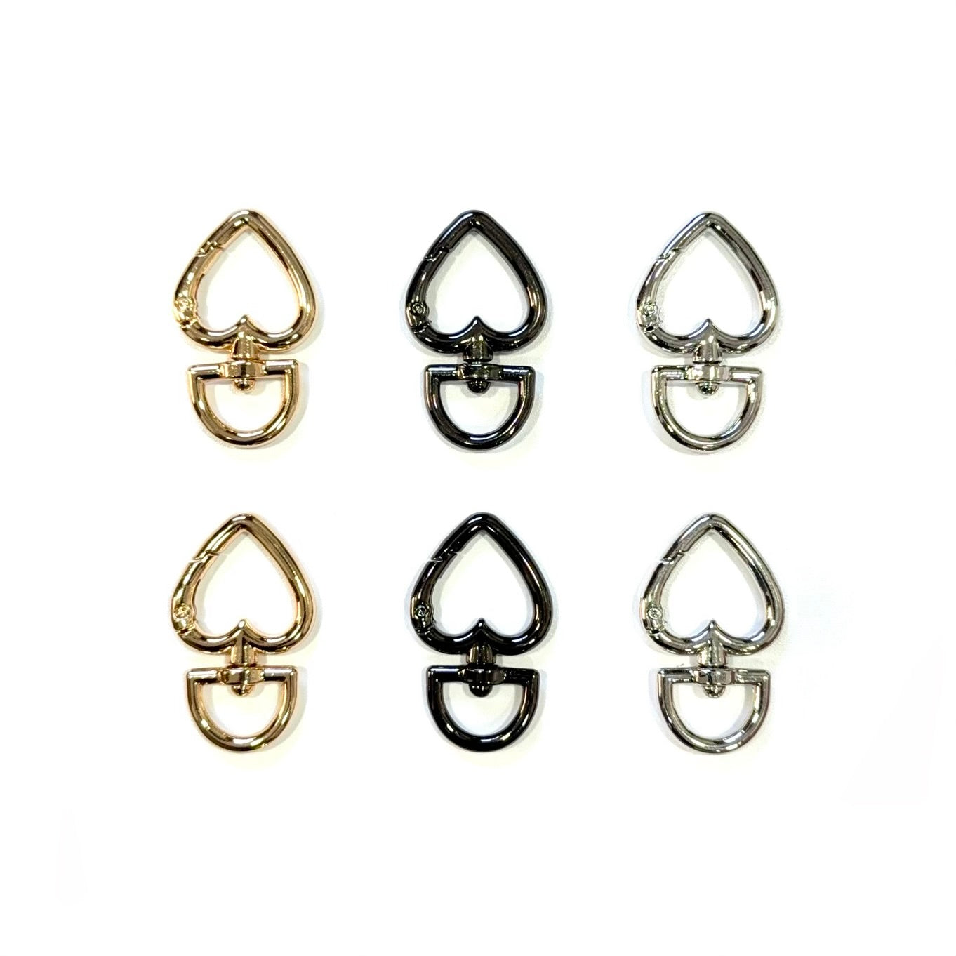 مشابك - شكل قلب، عبوة من قطعتين