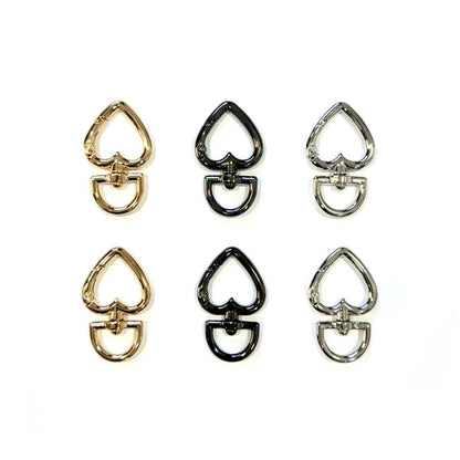 مشابك - شكل قلب، عبوة من قطعتين