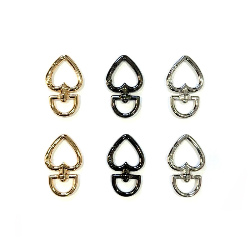 مشابك - شكل قلب، عبوة من قطعتين