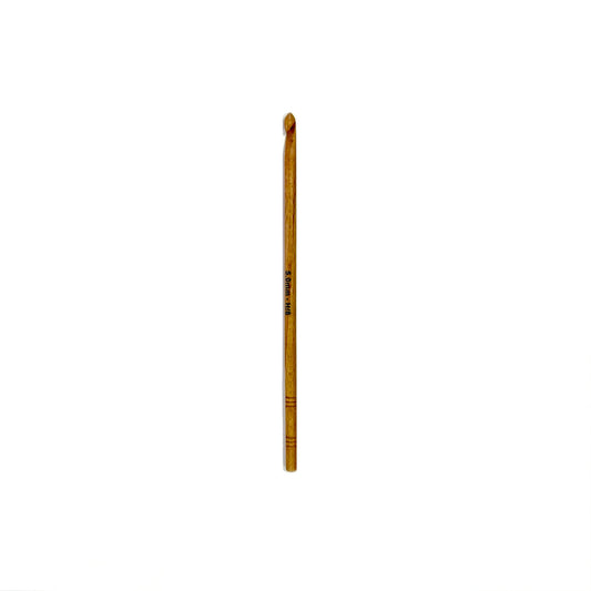 KnitPro Basix Beech wooden crochet hook - 5mm