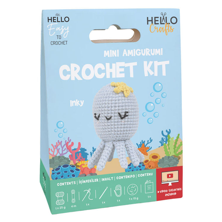 Hello Crafts - Hello Easy Crochet Kit - Inky