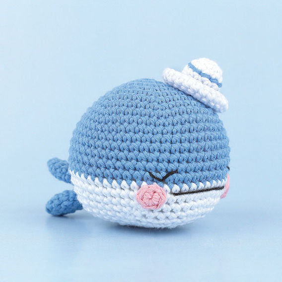 Hello Crafts - Amigurumi Crochet Kit - Wesley The Whale