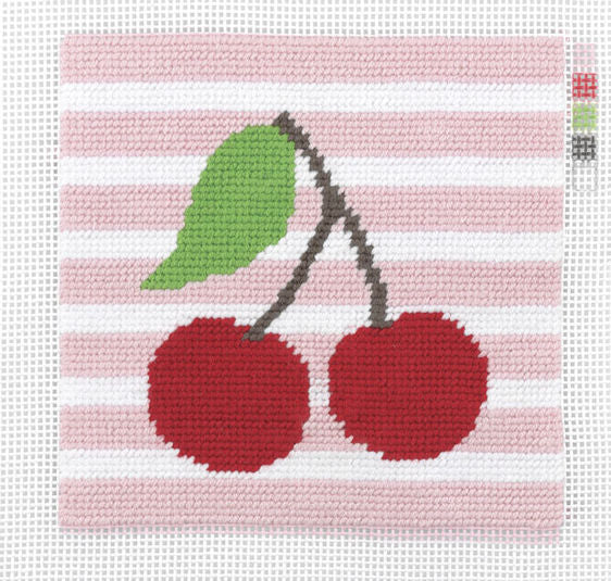 Hello Crafts - Printed Tapestry Embroidery Kit - Cherry
