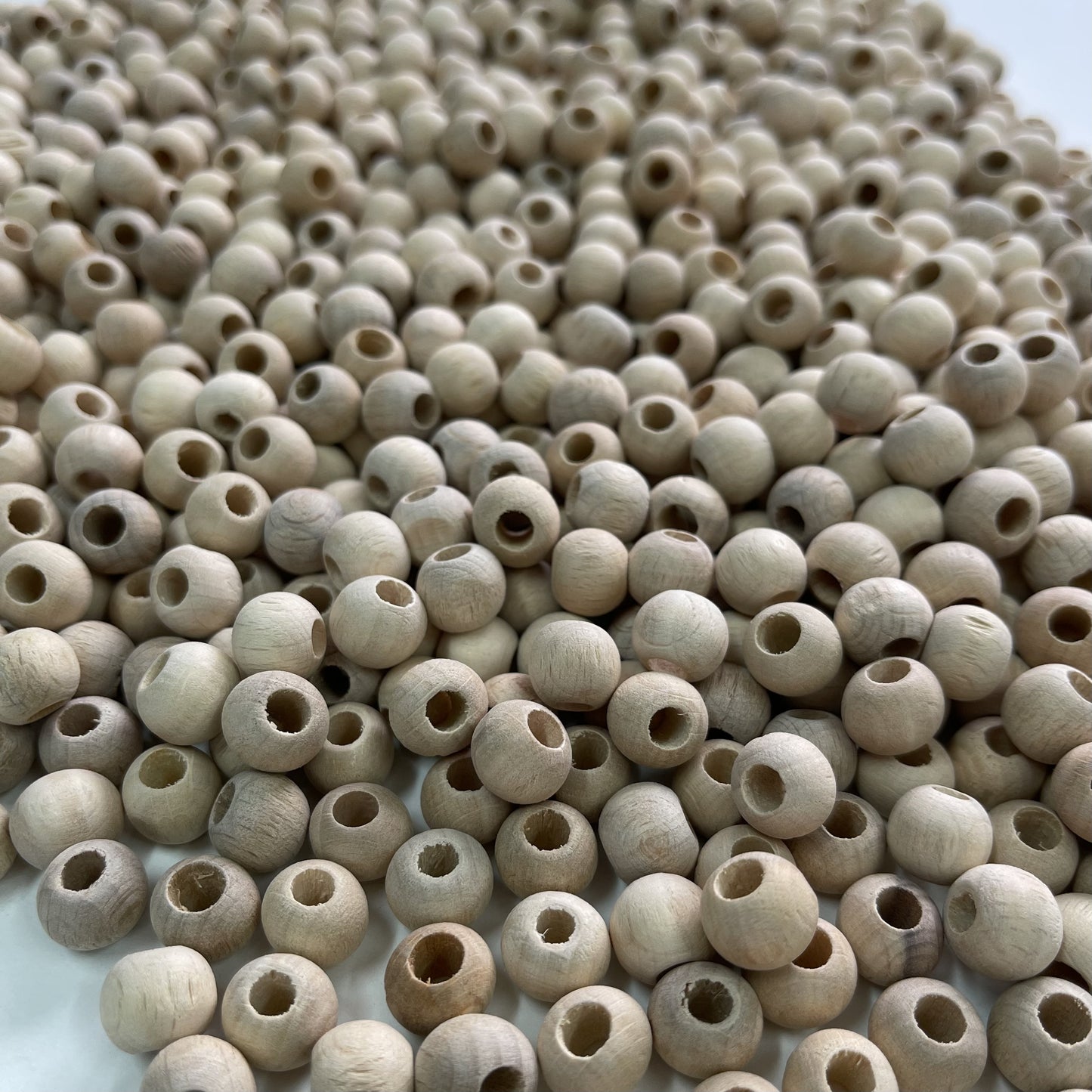 Wooden beads - 10mm, Pack of 40