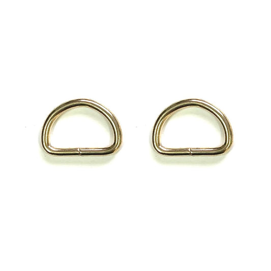 D Rings - Golden, Pack of 2