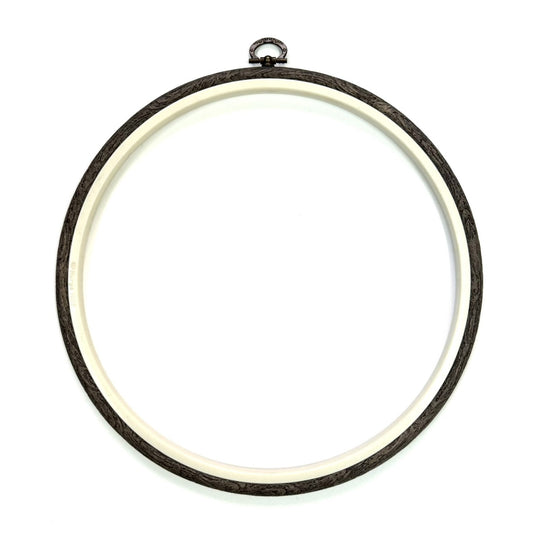 Nurge Silicone frame (Round) - Woodgrain - 24.5cm