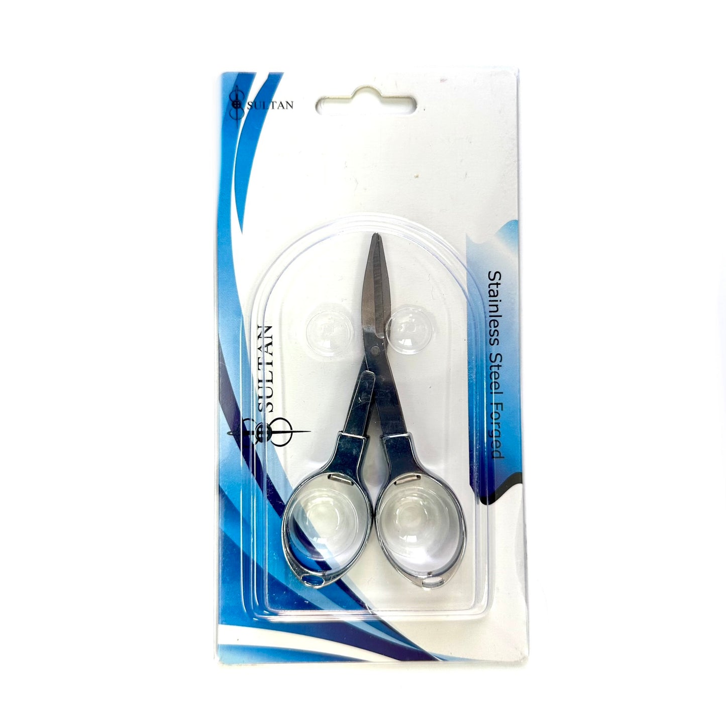 Foldable Scissors - Pattern 2 - Silver