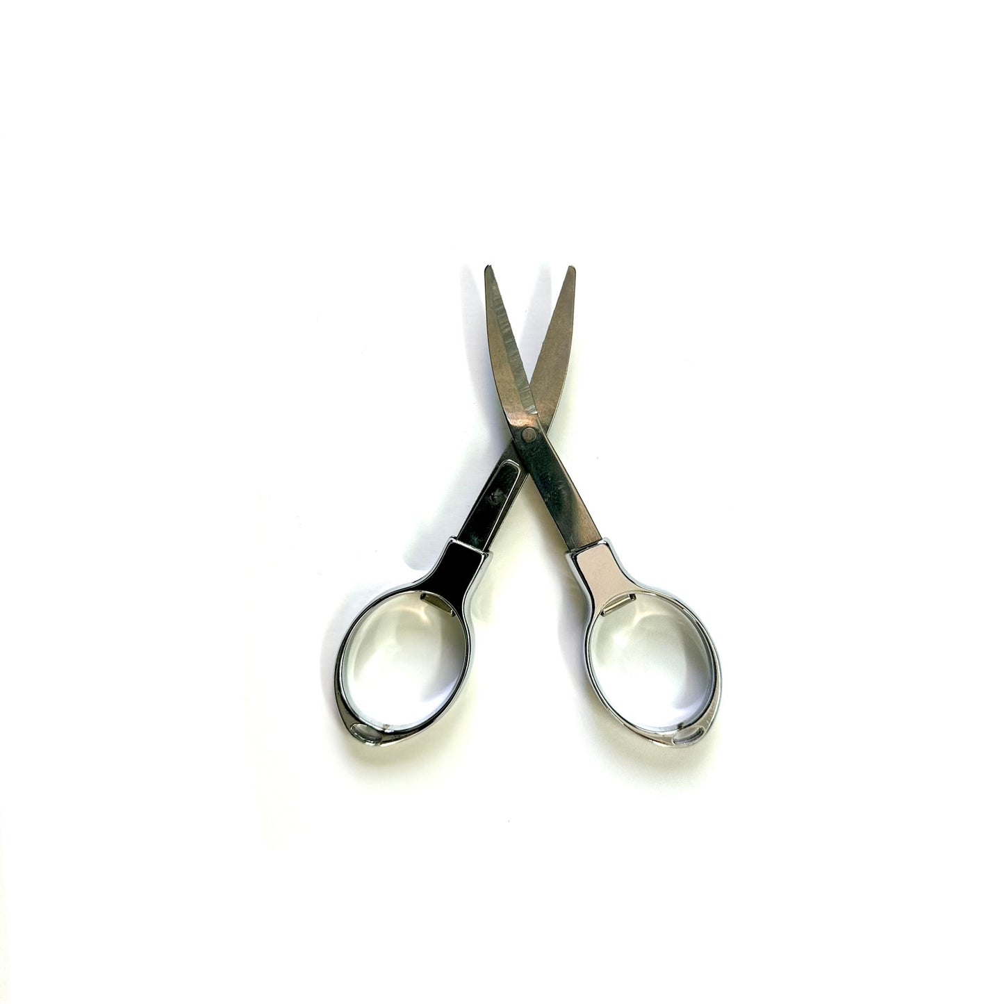 Foldable Scissors - Pattern 2 - Silver