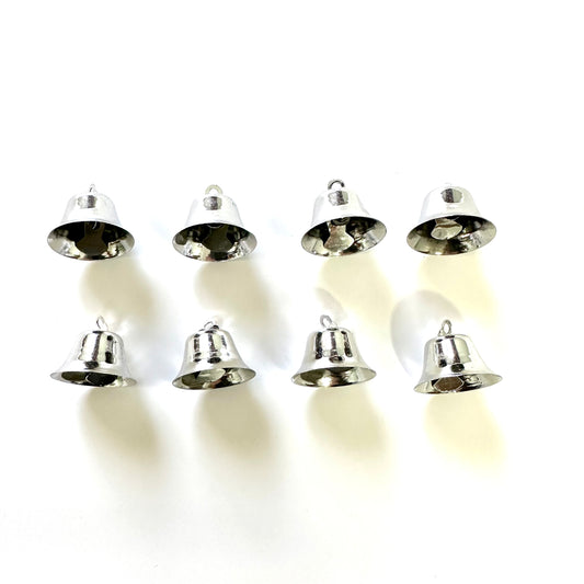 Amigurumi bells - Silver, Pack of 10