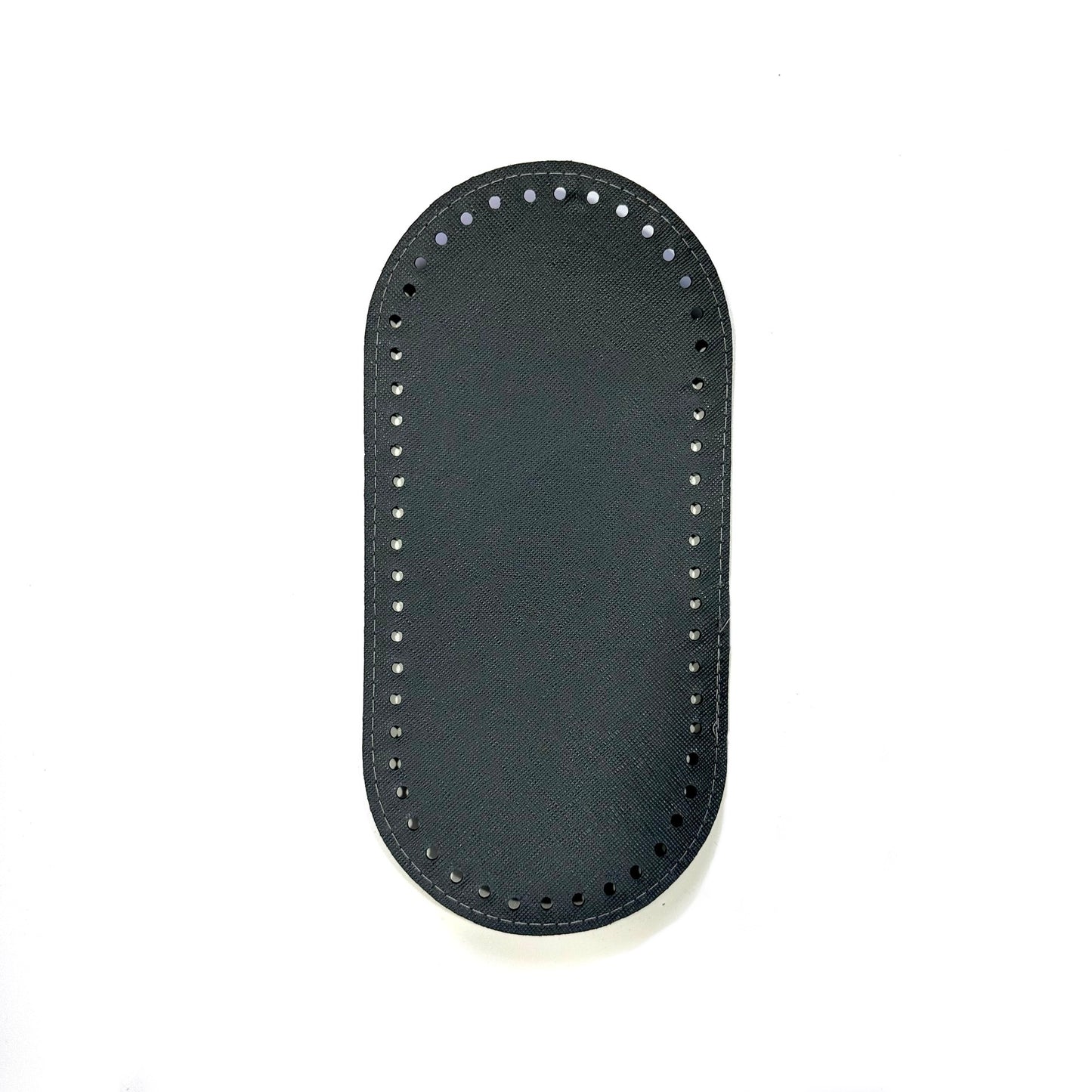 Leather base for handbags - Oval - 24.5 x 12.5cm, P12