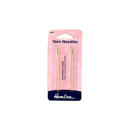 Hemline plastic tapestry needles for wools and yarns, Pack of 2