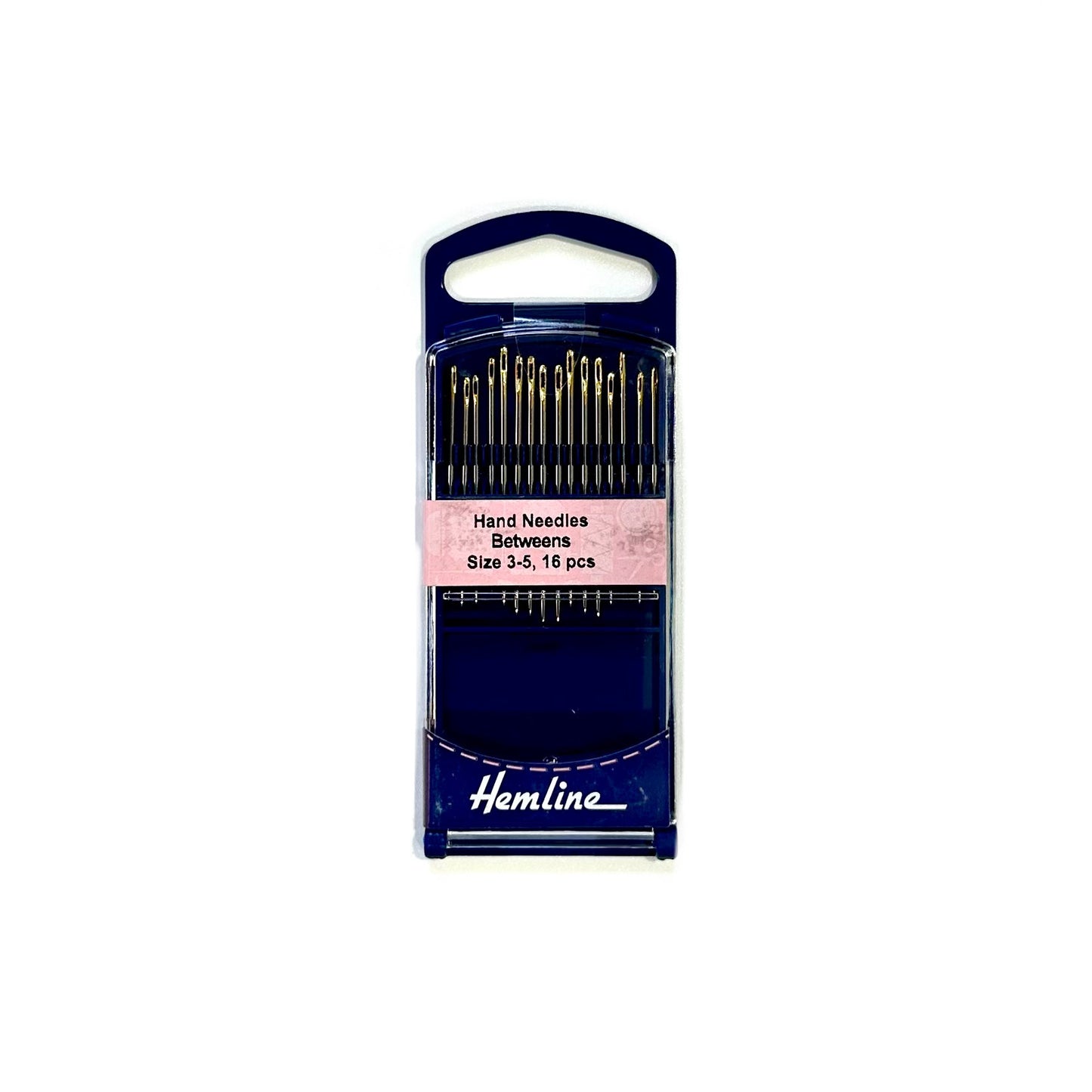 Hemline metal needles, Pack of 16