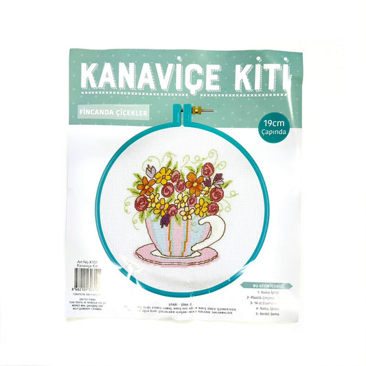 Embroidery set kit - 19cm