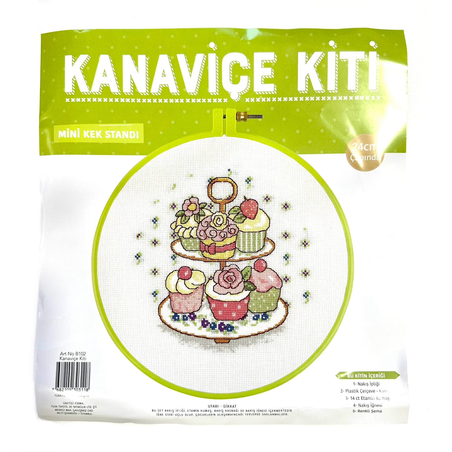 Embroidery set kit - 24cm