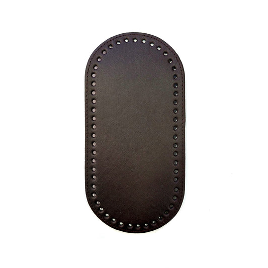 Leather base for handbags - Oval - 24.5 x 12.5cm, P11