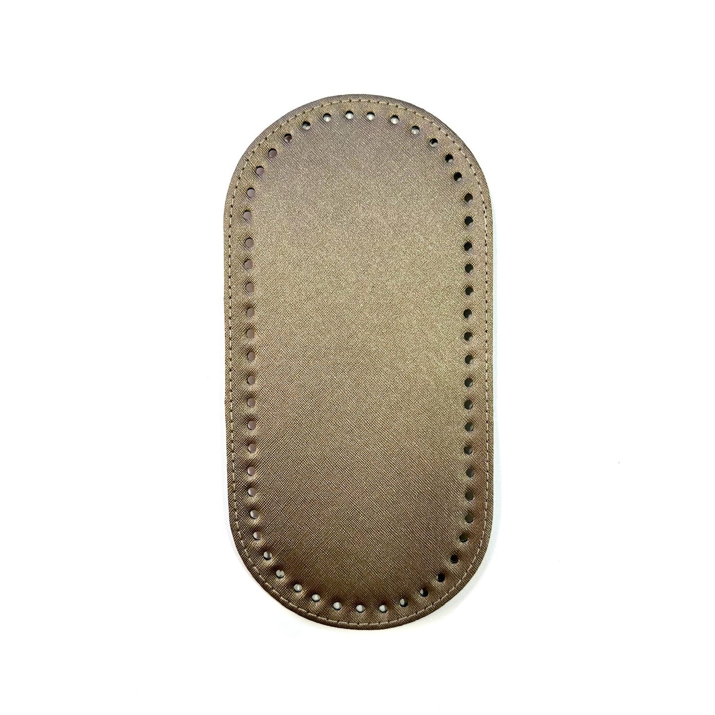 Leather base for handbags - Oval - 24.5 x 12.5cm, P8