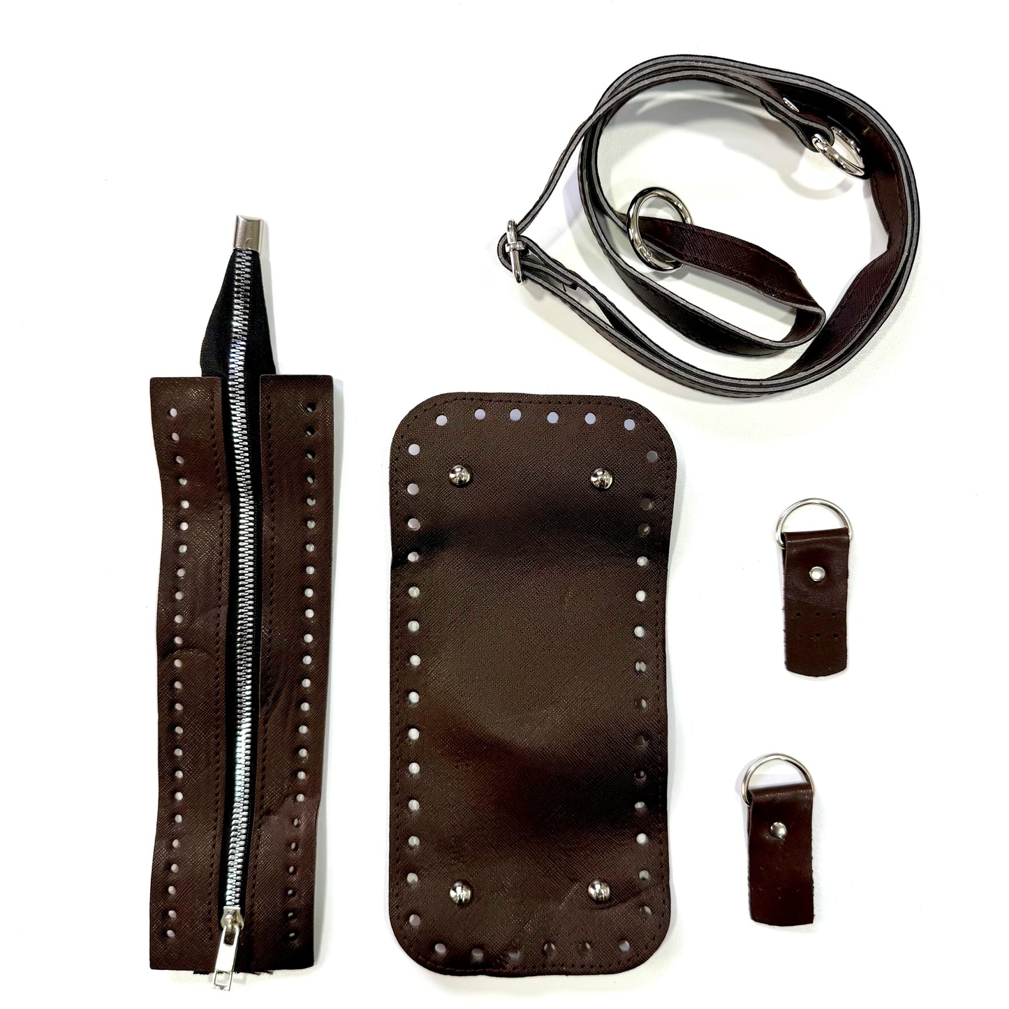 Leather accessories for crochet bag, P11