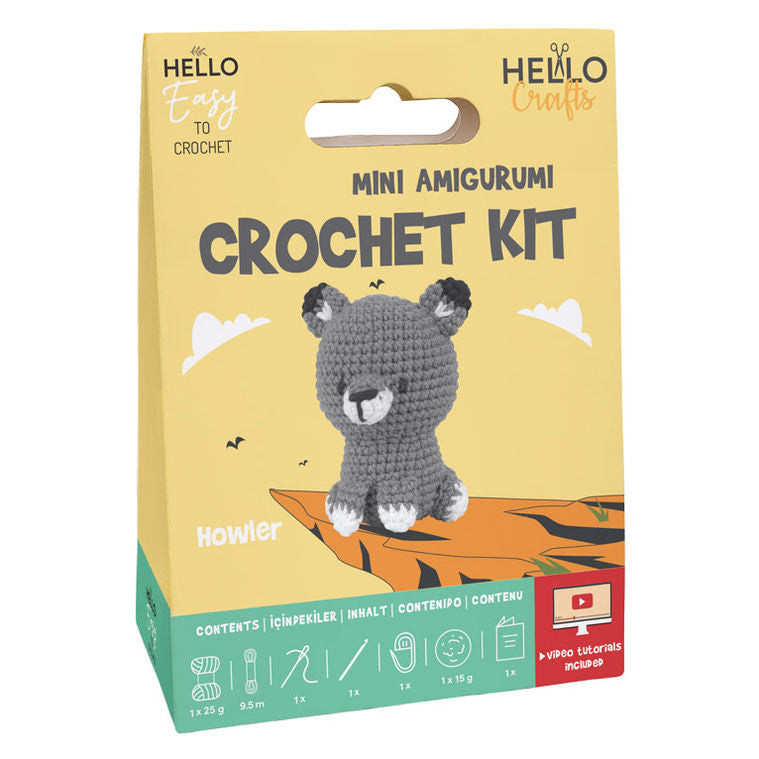 Hello Crafts - Hello Easy Crochet Kit - Howler