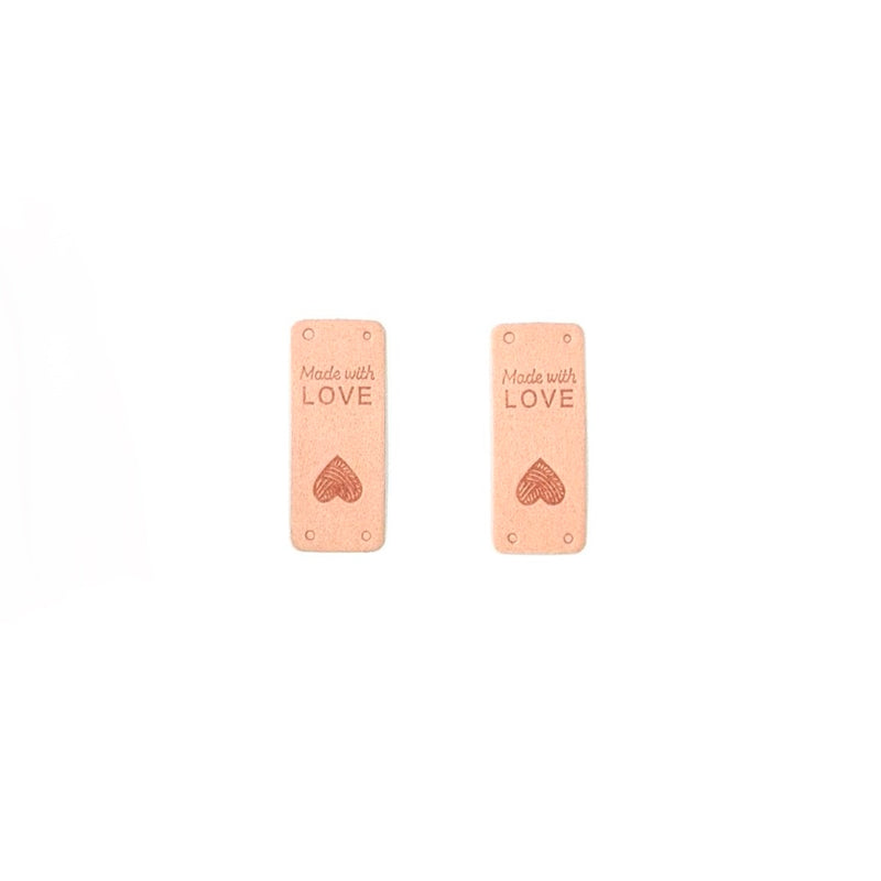 Soft Microfiber tags - Pattern 10 - Color 1, Pack of 2