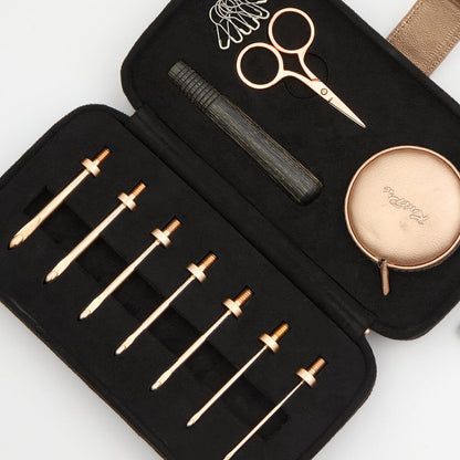 طقم رؤوس كروشيه KnitPro Oasis Starter القابلة للتبديل – 7 رؤوس