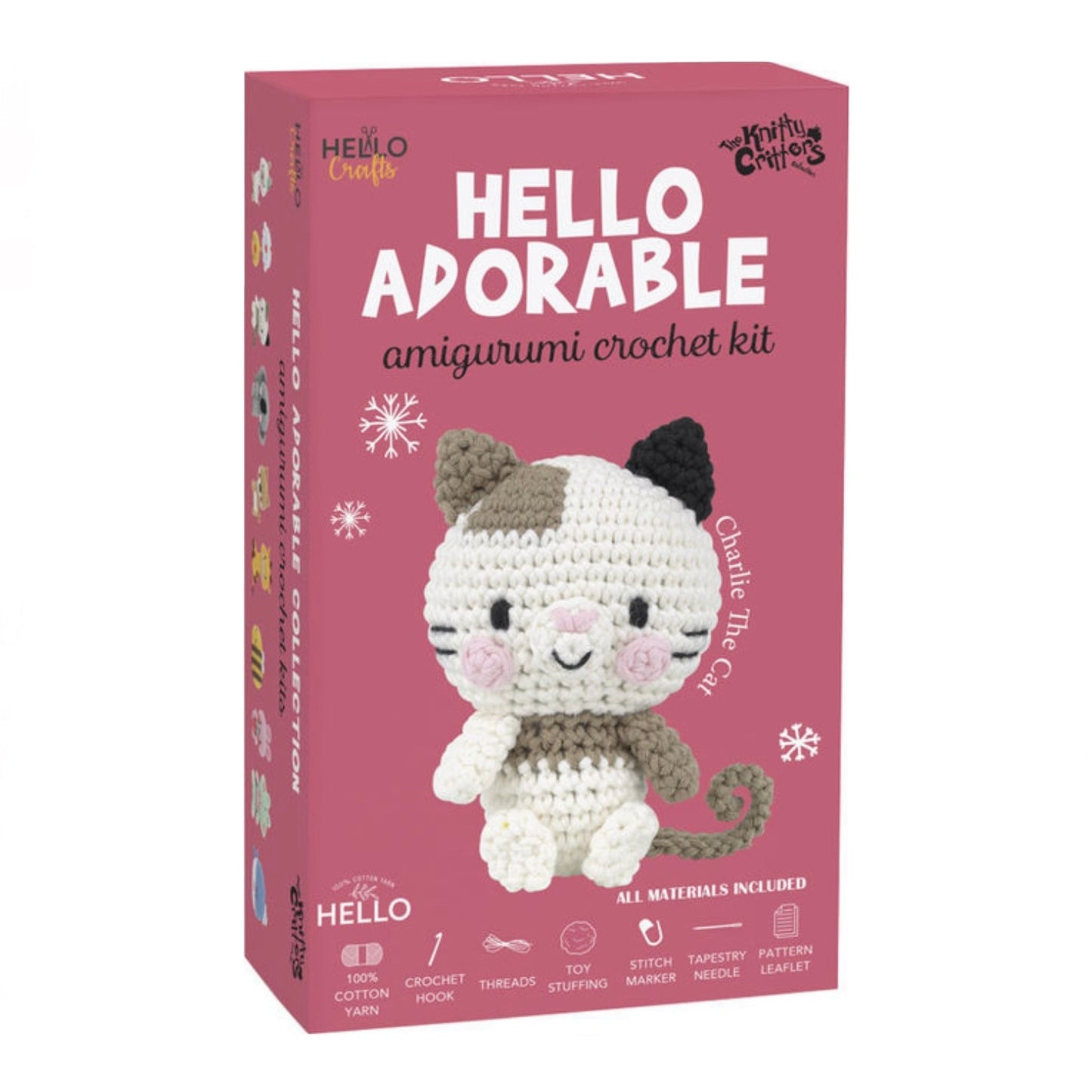 هيلو كرافتس - طقم أميجورومي كروشيه - Charlie The Cat