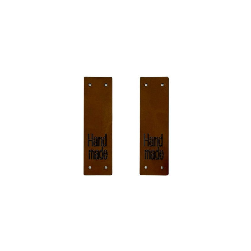 Leather tags - Pattern 17/1, Pack of 2