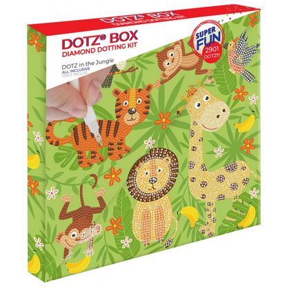 DOTZ in the Jungle Diamond Painting Artwork Box Kit - DBX.027 by Diamond Dotz