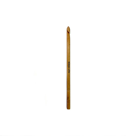 KnitPro Basix Beech wooden crochet hook - 6mm