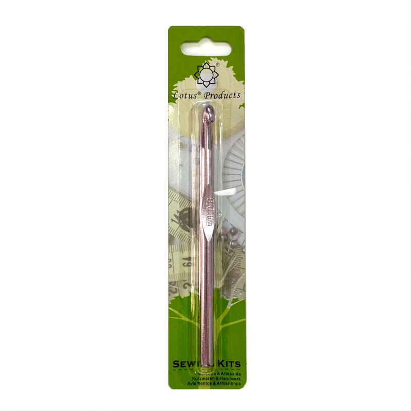 Lotus metal crochet hook - 8mm