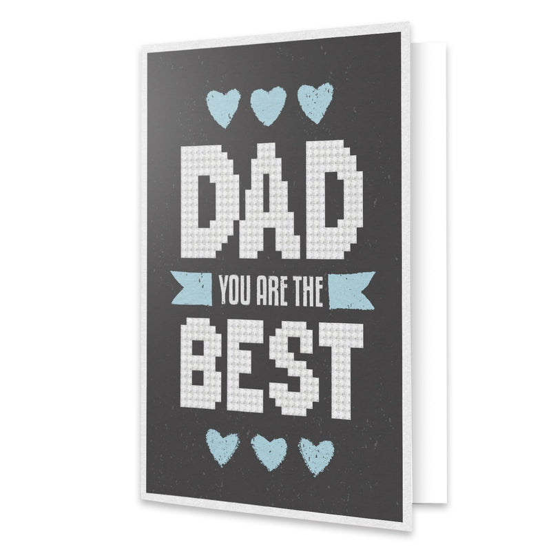 Best Dad Diamond Painting Greeting Card Kit - DDG.013 by Diamond Dotz