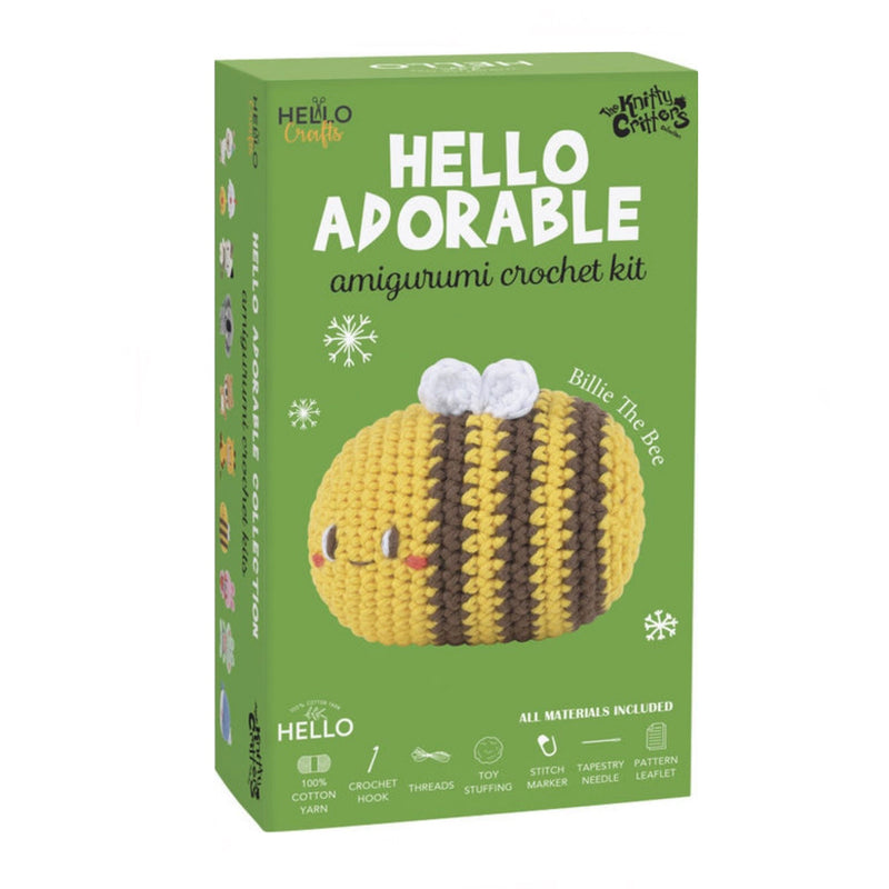 Hello Crafts - Amigurumi Crochet Kit - Billie The Bee