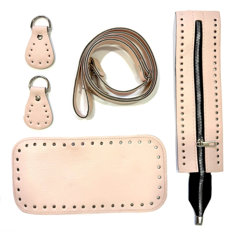 Leather accessories for crochet bag, P18