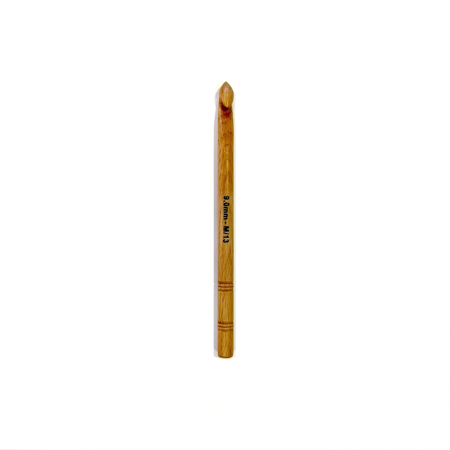 KnitPro Basix Beech wooden crochet hook - 9mm