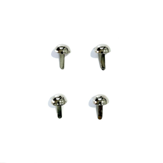 Handbags base pin - Silver, Pack of 4