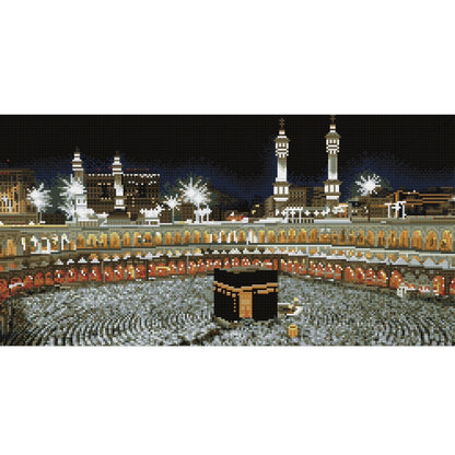 Al Haram Al Shareef Mecca Diamond Painting Artwork Kit - DDV.010 by Diamond Dotz