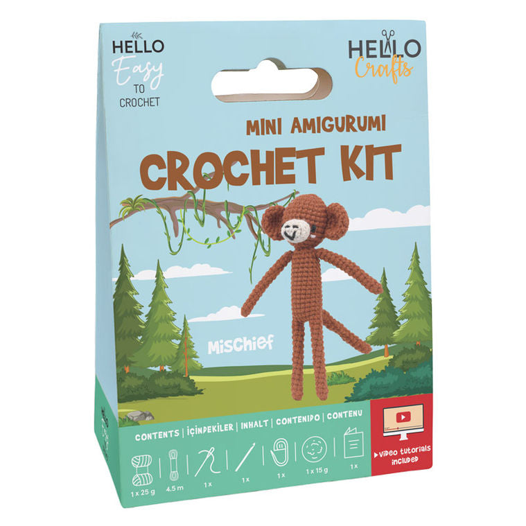 Hello Crafts - Hello Easy Crochet Kit - Mischief
