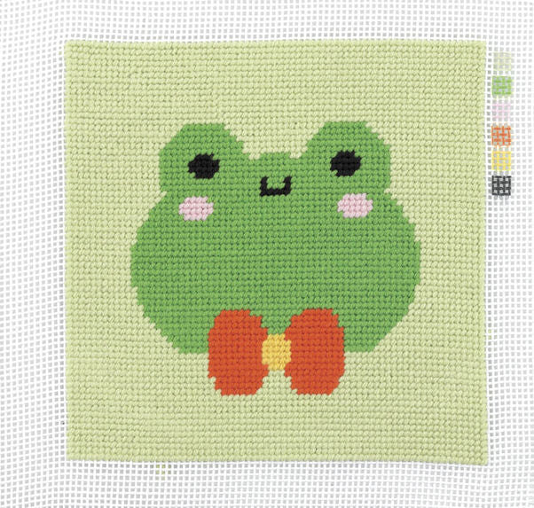 Hello Crafts - Printed Tapestry Embroidery Kit - Frog