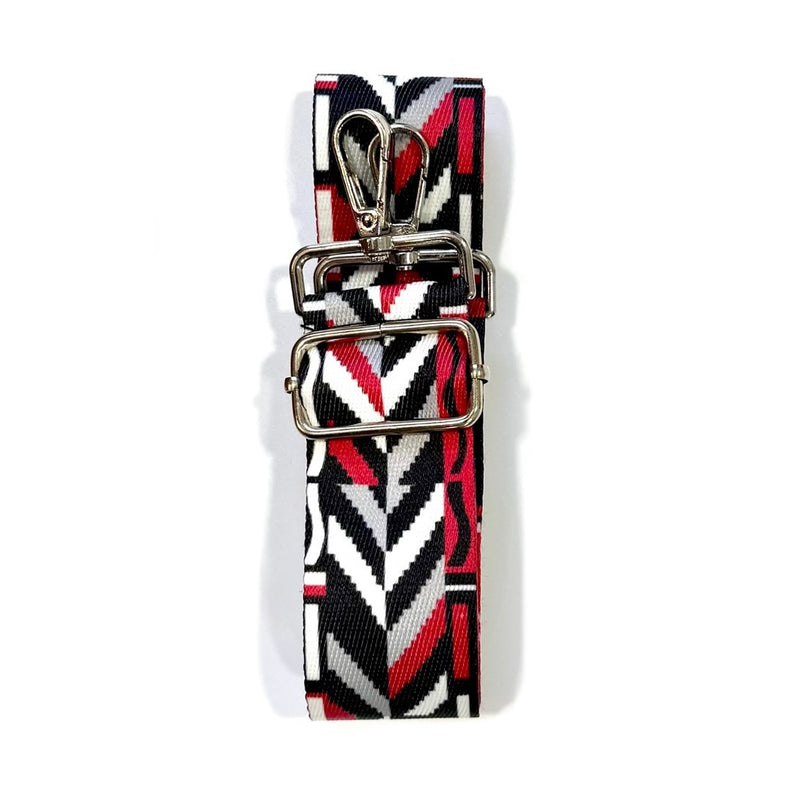 Printed polyester belt for handbags, P4
