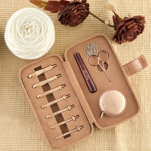 KnitPro Oasis Chunky Interchangeable Crochet Hooks Set, Set of 7 hooks