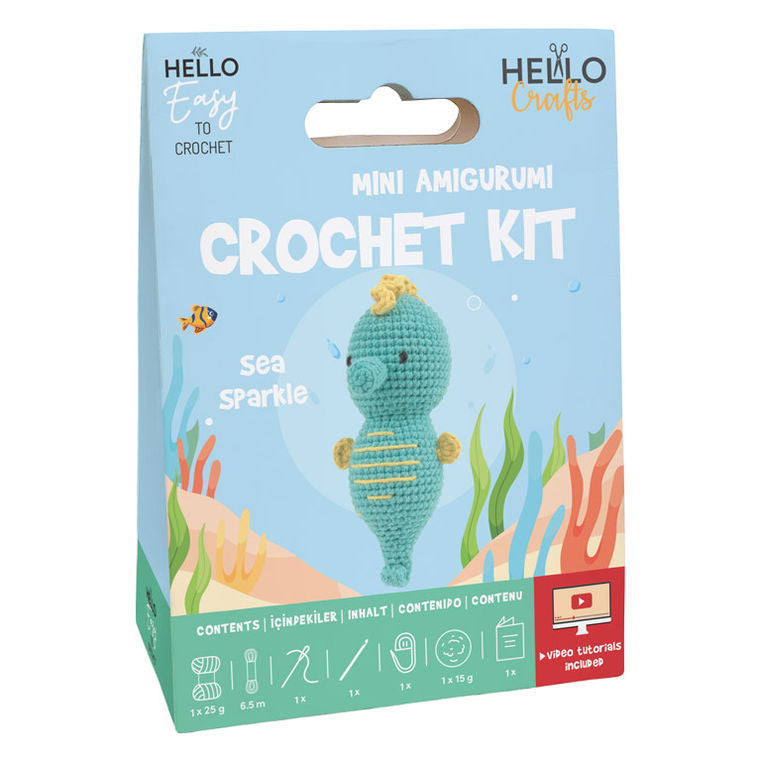 Hello Crafts - Hello Easy Crochet Kit - Sea Sparkle