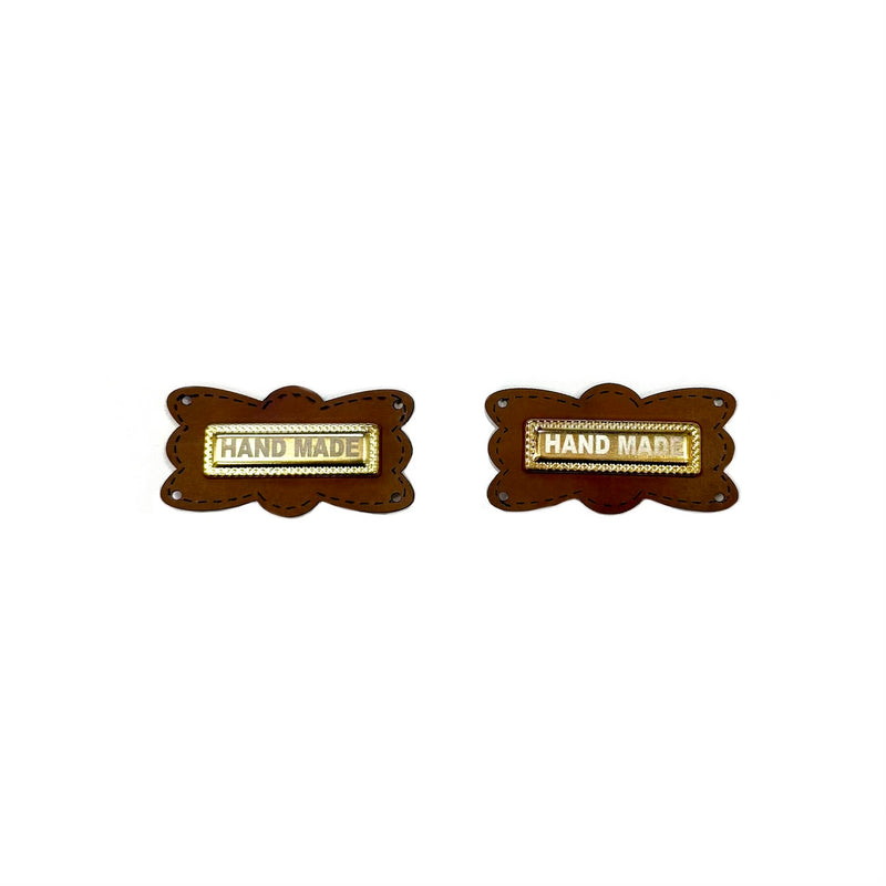 Leather tags - Pattern 16/2, Pack of 2