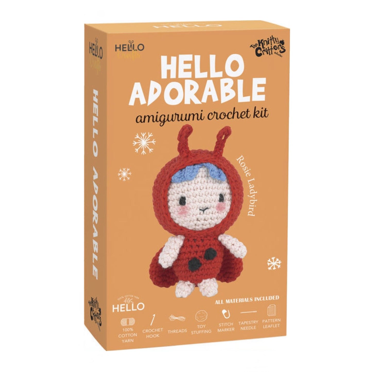 Hello Crafts - Amigurumi Crochet Kit - Rosie Ladybird