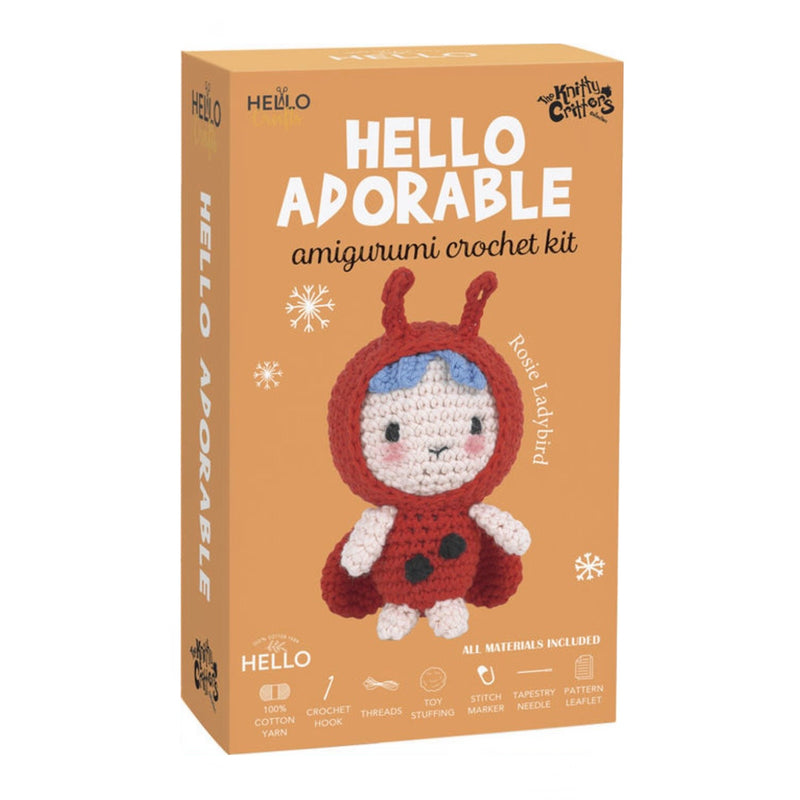 Hello Crafts - Amigurumi Crochet Kit - Rosie Ladybird